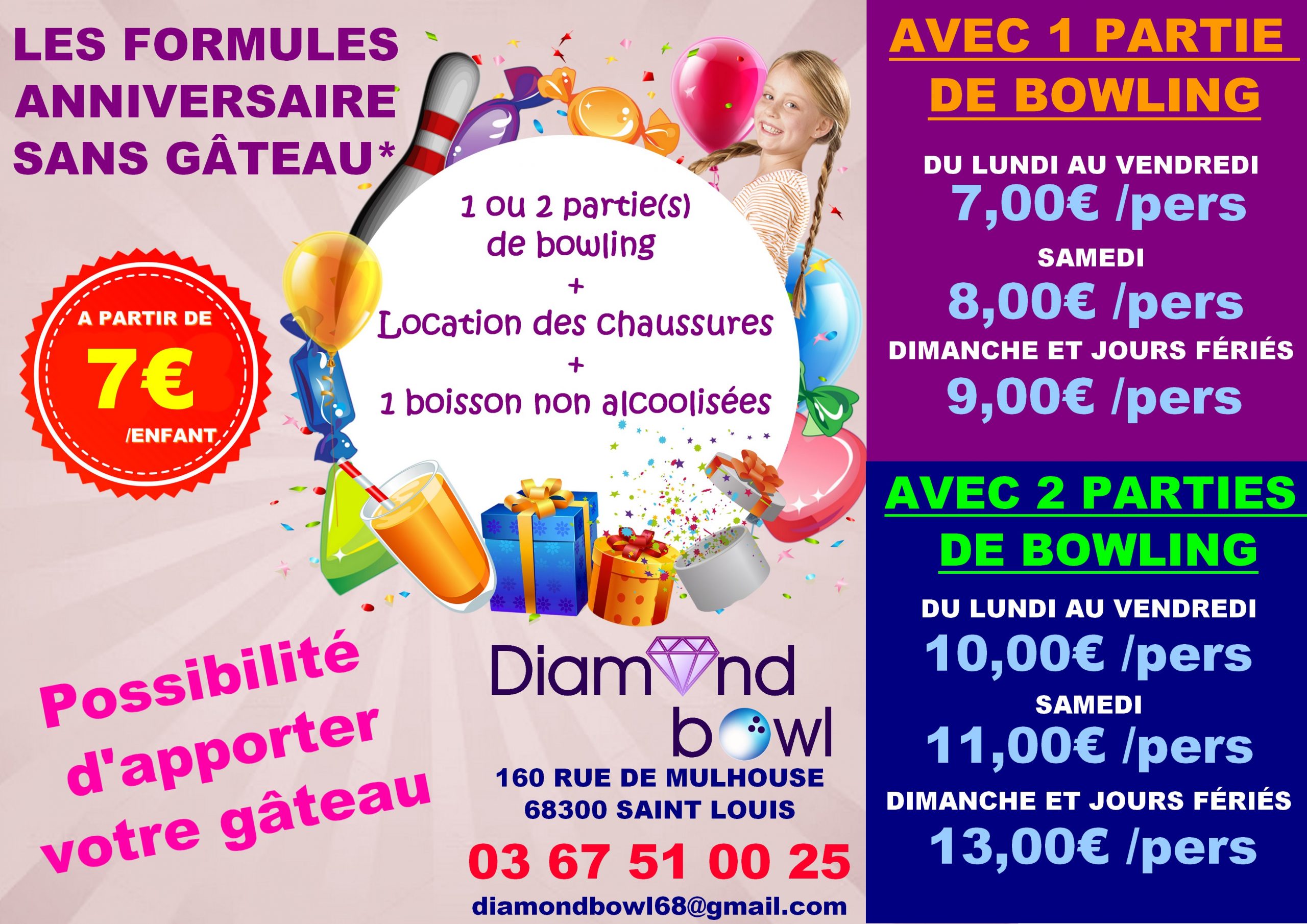 Anniversaires Enfants Diamond Bowl